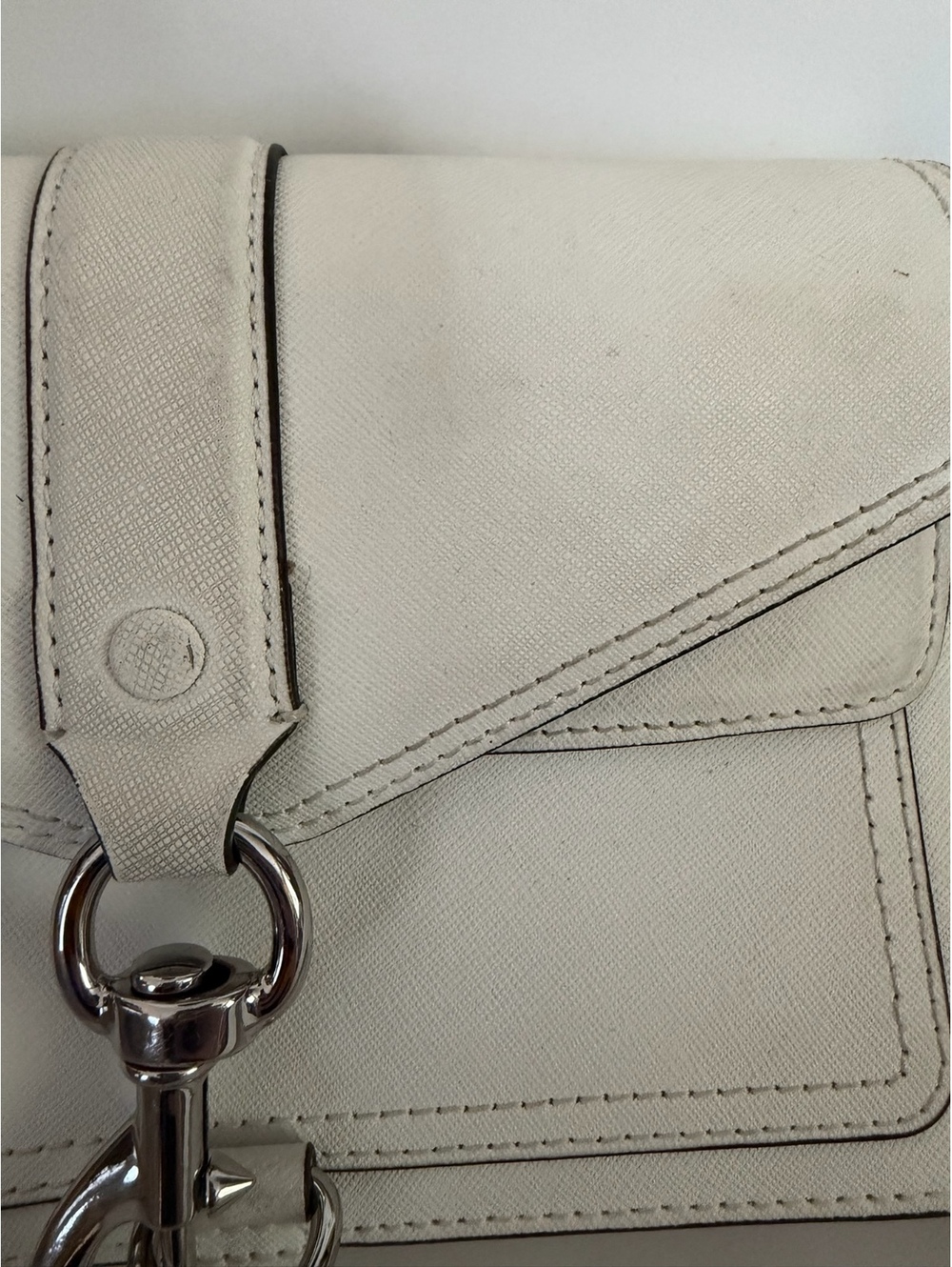 Rebecca Minkoff white leather crossbody bag - Picture 4 of 6
